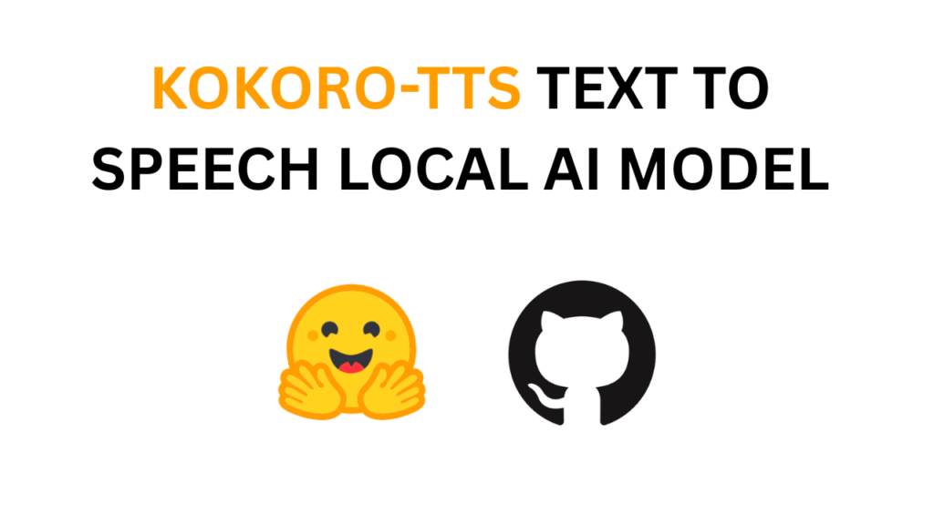 locally install kokoro tts text to speech ai model